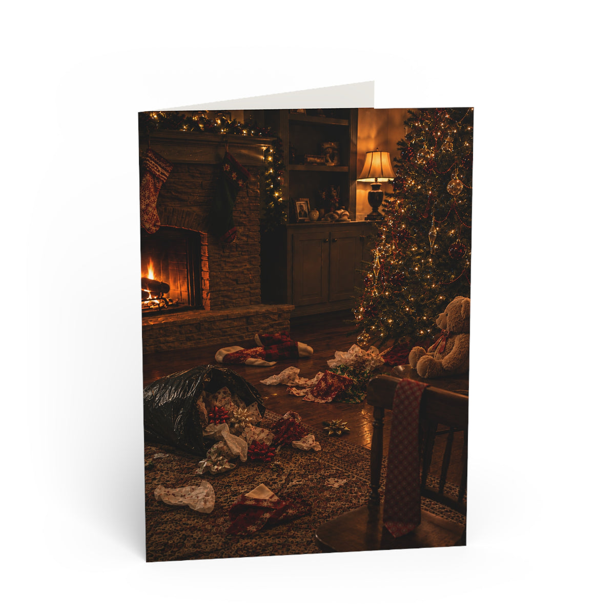 Yesterday / The house is still warm. The tree still sparkles. Someone is probably asleep on the couch. Every Christmas has this moment. The one where the celebration quietly turns into a memory. / Holiday Card