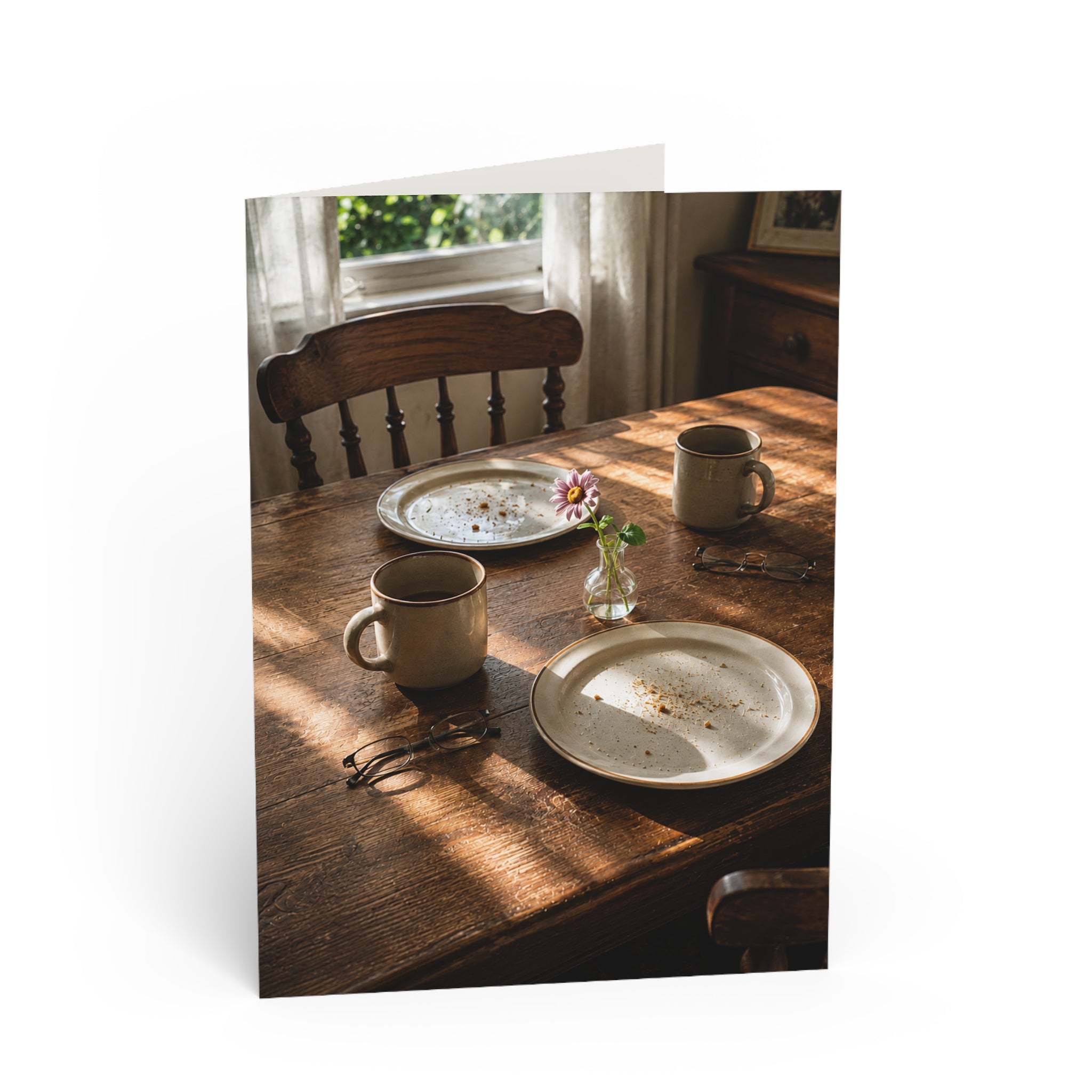 Morning / celebrate the beauty of ordinary rituals that quietly shape a lifetime together.  / Greeting Card