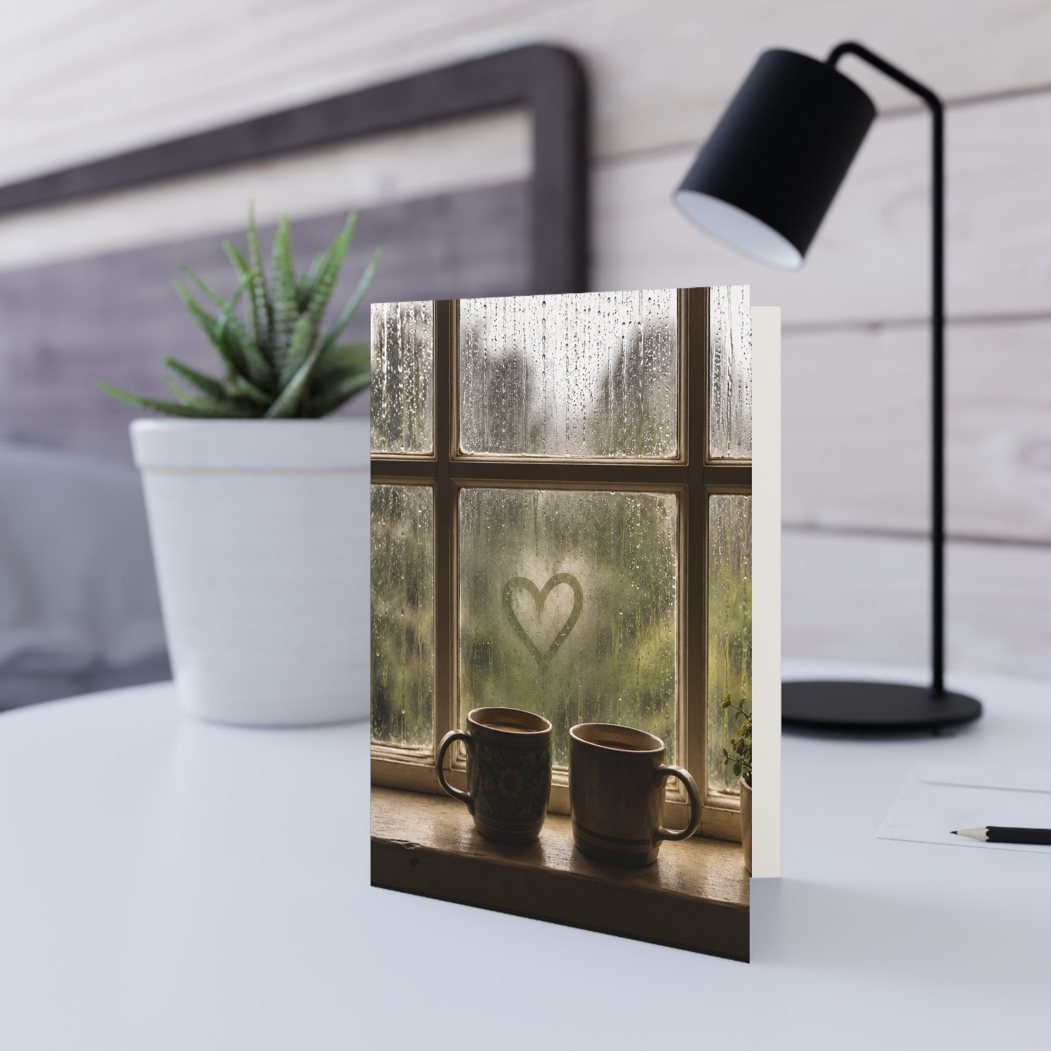 Rituals / It isn't really about rain. It's about two people who have watched a lot of storms from the same window. / Greeting Card