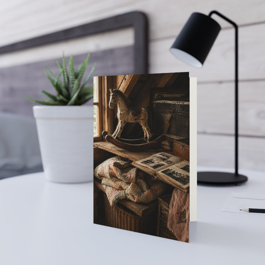 Remembrance / It isn't about nostalgia for its own sake. It's about believing that the things we treasure deserve another life, another set of hands, another generation to remember them. / Greeting Card
