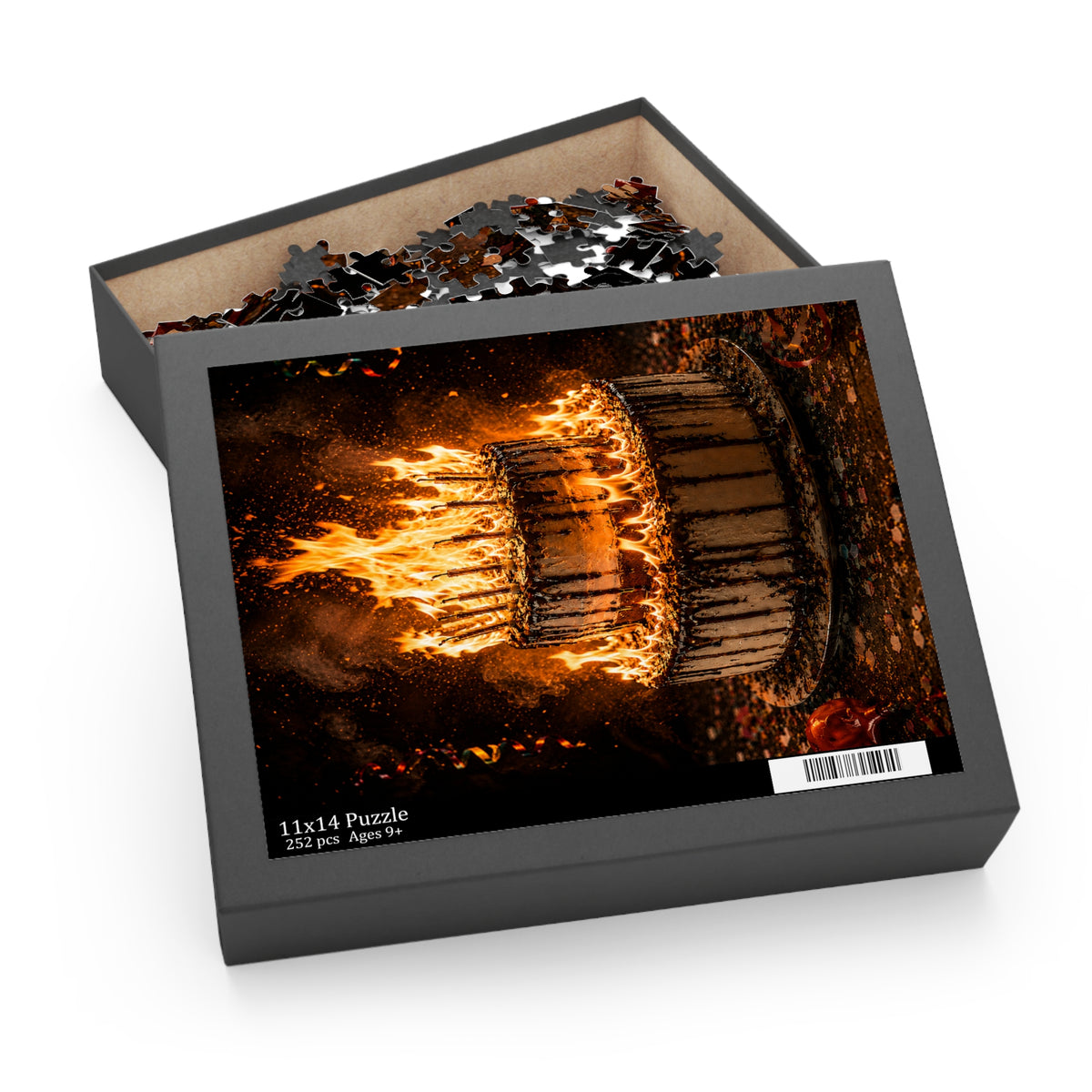 Burnt Wishes, The Birthday Cake Puzzle — 120/252/500-Piece Jigsaw