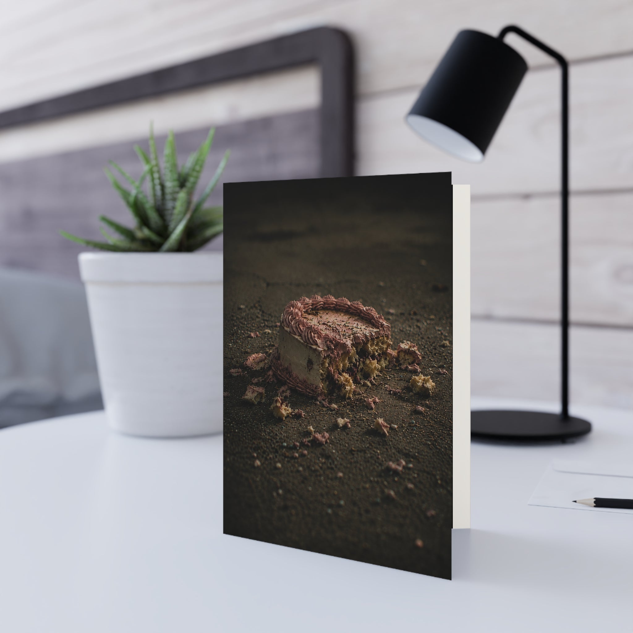Gravity / Greeting Card — Moody Still Life Birthday Card