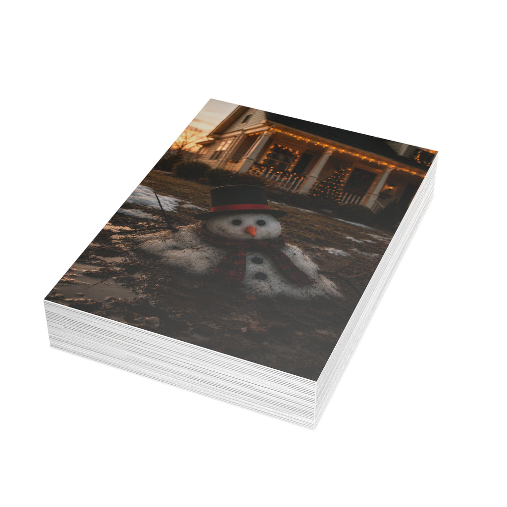 Snowman Postcard Bundles (envelopes included)