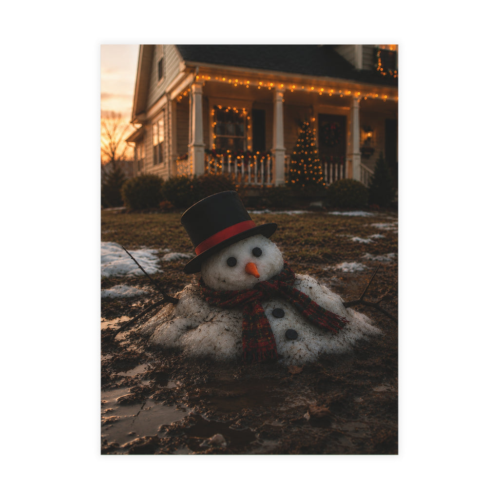 Snowman Postcard Bundles (envelopes included)