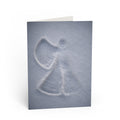 Fading / Someone laughed here. Someone stretched out their arms, made a snow angel, stood up... and walked away. Now winter is quietly reclaiming the moment. / Holiday Greeting Card