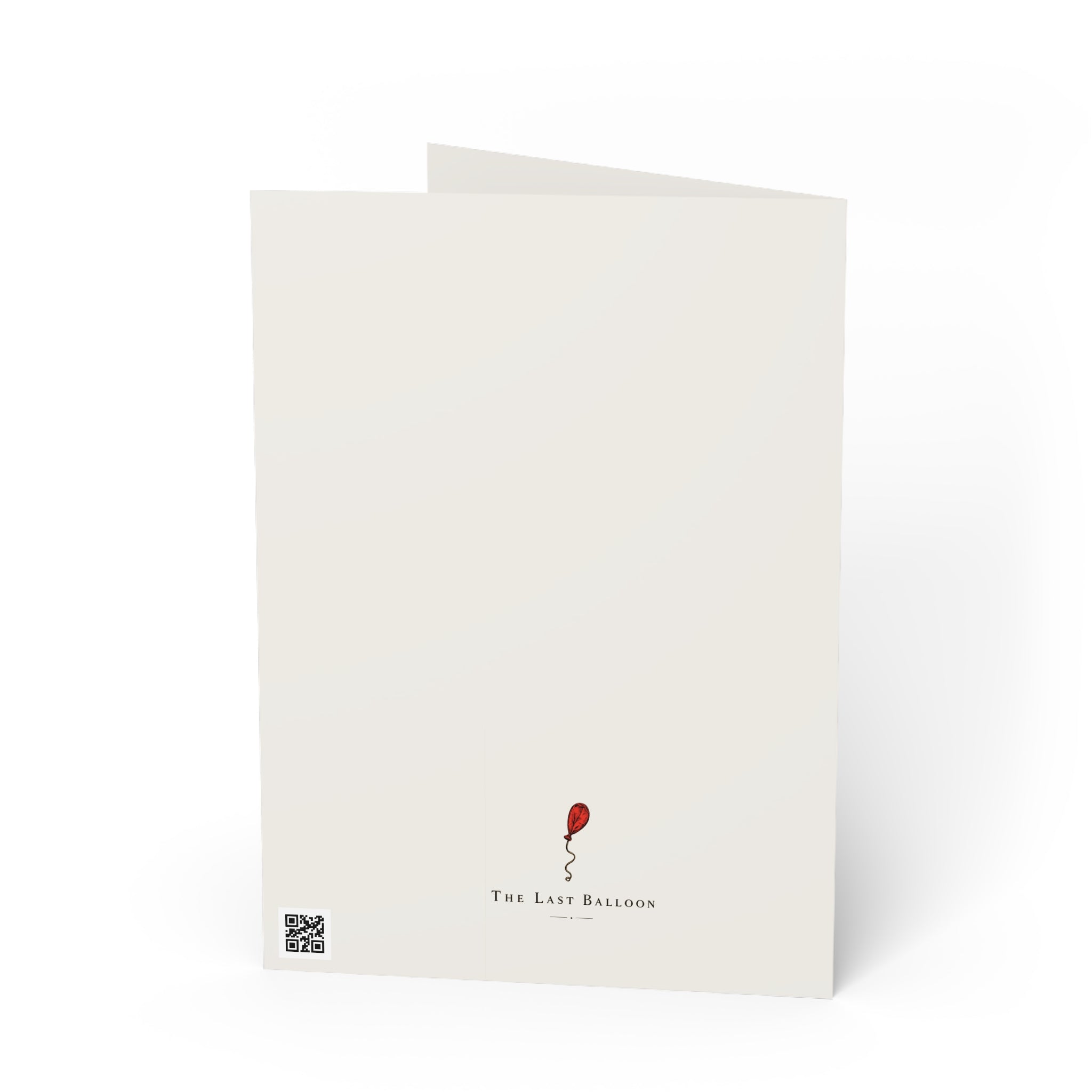 Fading / Someone laughed here. Someone stretched out their arms, made a snow angel, stood up... and walked away. Now winter is quietly reclaiming the moment. / Holiday Greeting Card