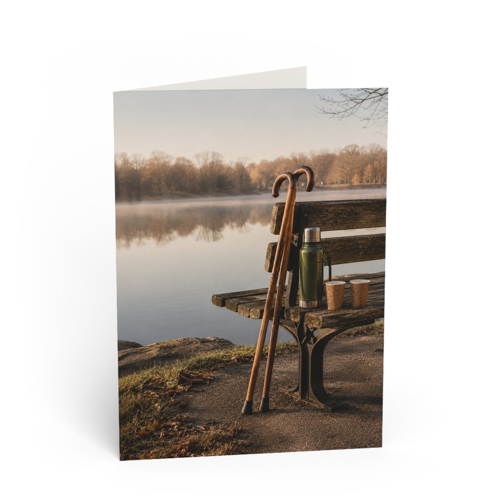 Enduring / Love isn't measured by how far you've traveled. It's measured by who refuses to let you walk alone. / Greeting Card