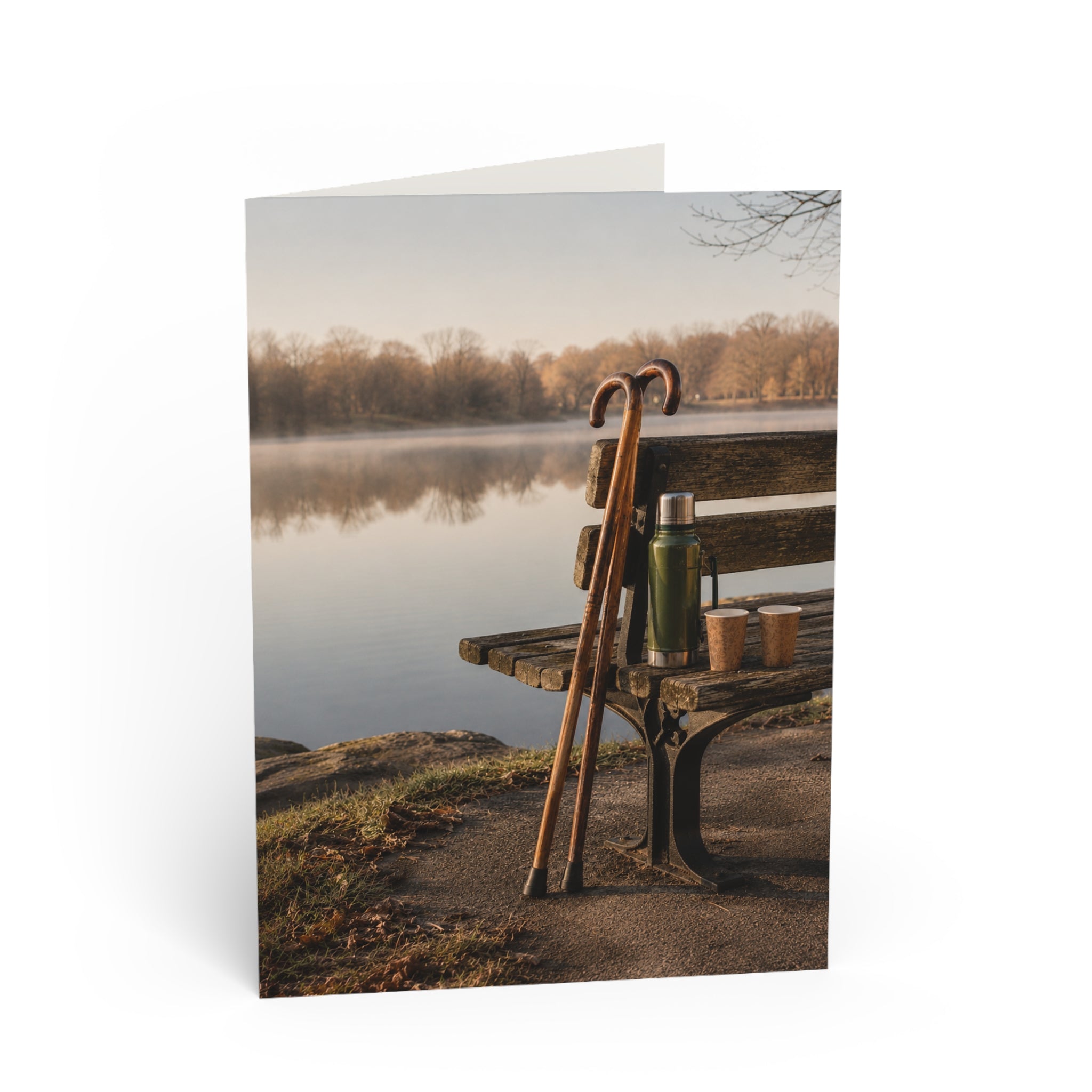Enduring / Love isn't measured by how far you've traveled. It's measured by who refuses to let you walk alone. / Greeting Card