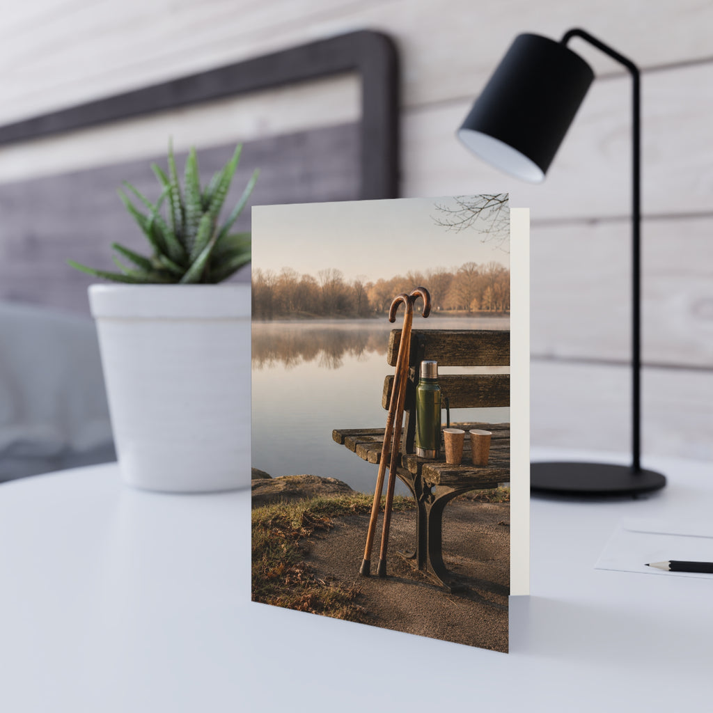 Enduring / Love isn't measured by how far you've traveled. It's measured by who refuses to let you walk alone. / Greeting Card
