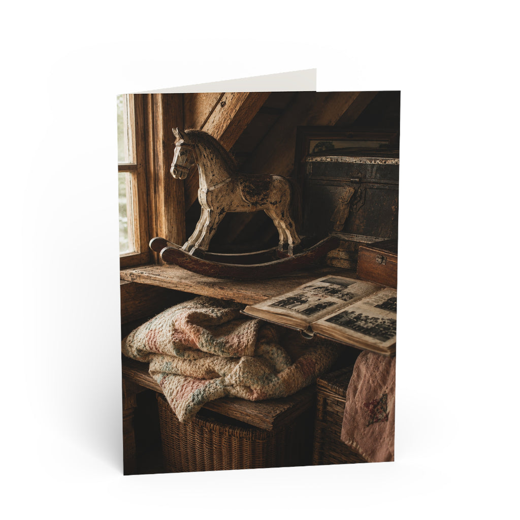 Remembrance / It isn't about nostalgia for its own sake. It's about believing that the things we treasure deserve another life, another set of hands, another generation to remember them. / Greeting Card