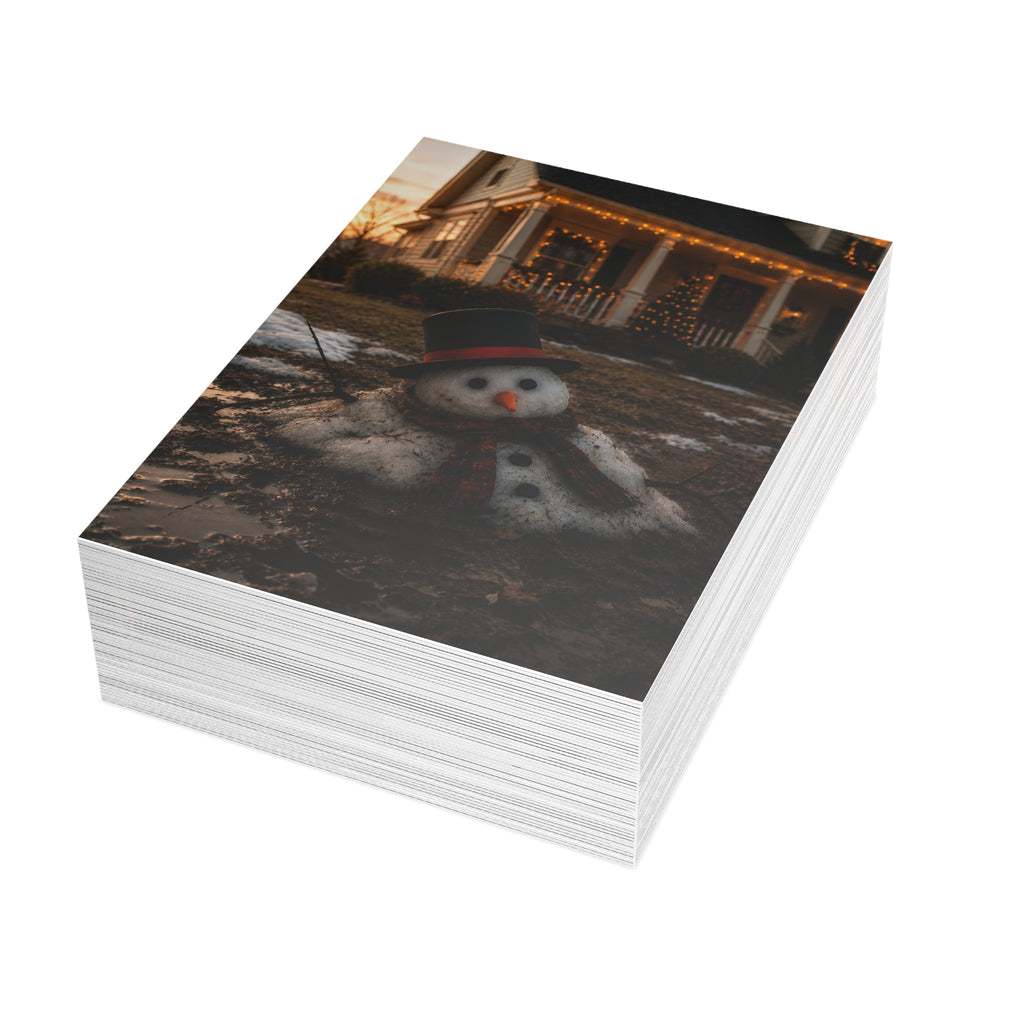 Snowman Postcard Bundles (envelopes included)