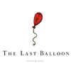 A minimalist graphic featuring a single red balloon with a dark string above the text 'THE LAST BALLOON' on a plain white background.